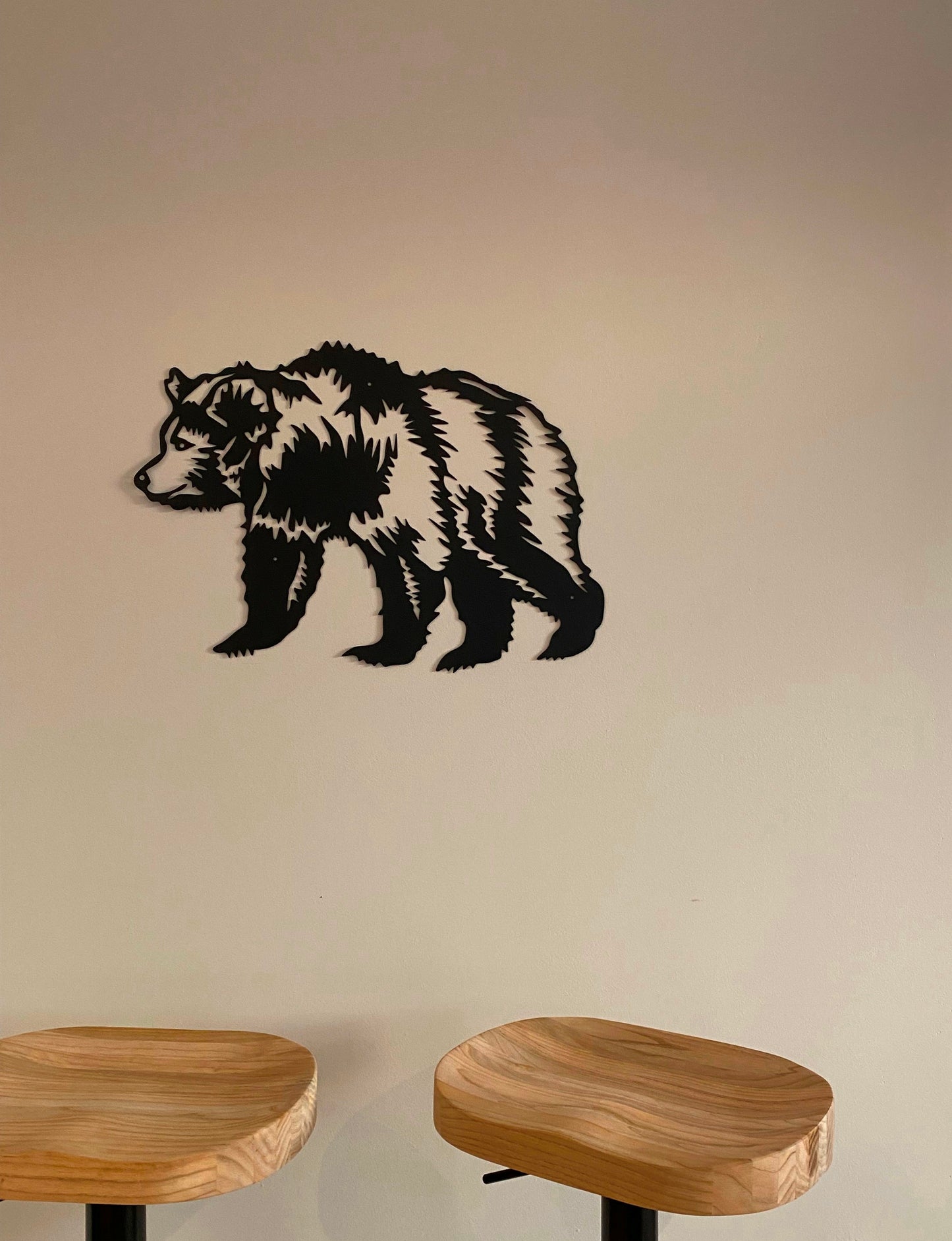 R4U Metal Wall Decor Art-Polar Bear