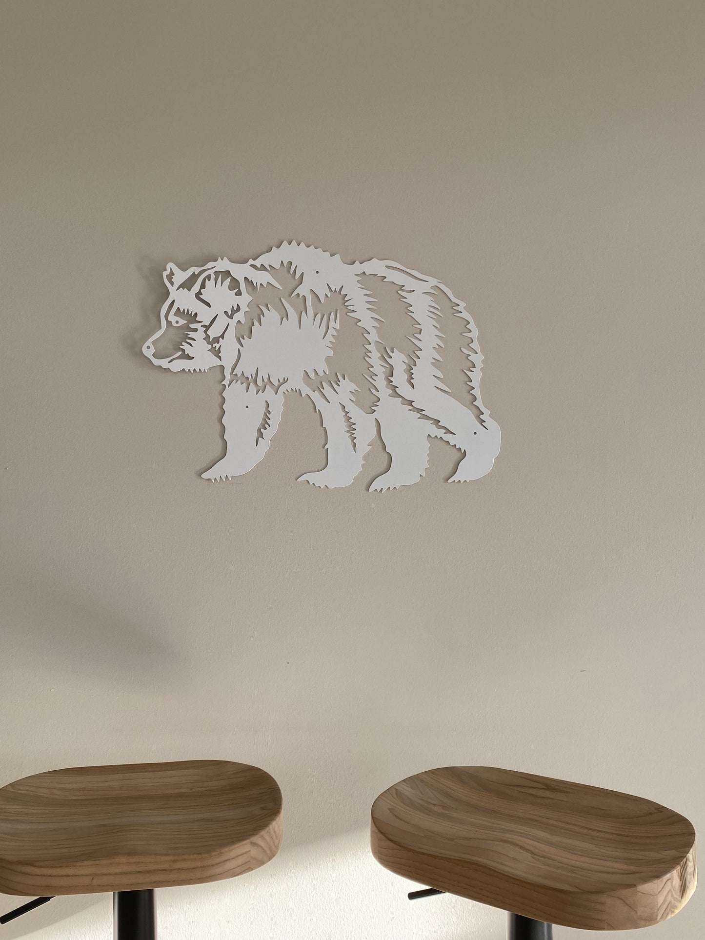 R4U Metal Wall Decor Art-Polar Bear