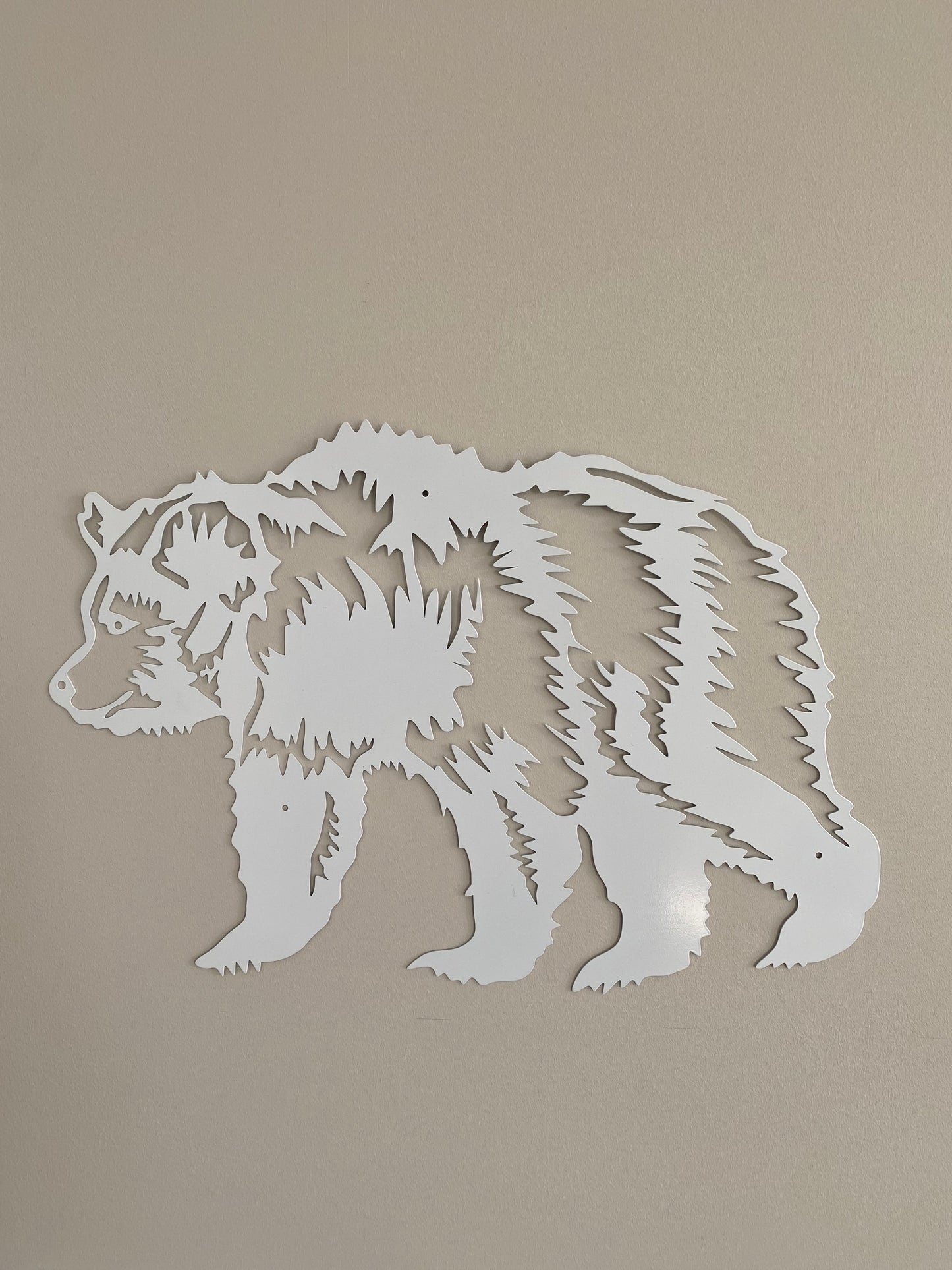 R4U Metal Wall Decor Art-Polar Bear