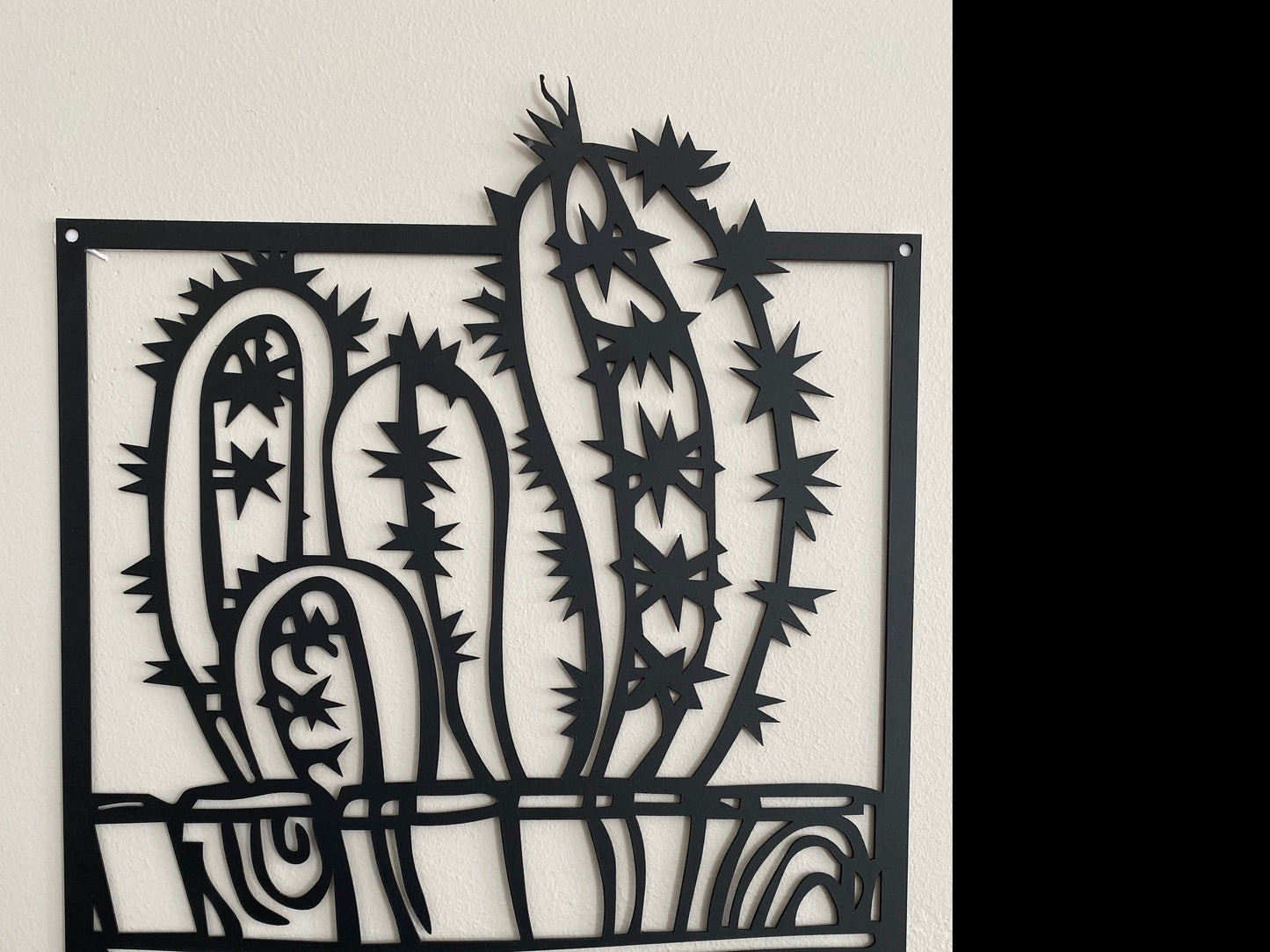 R4U Metal Wall Decor Art-Potted Flowers (Set of 4)