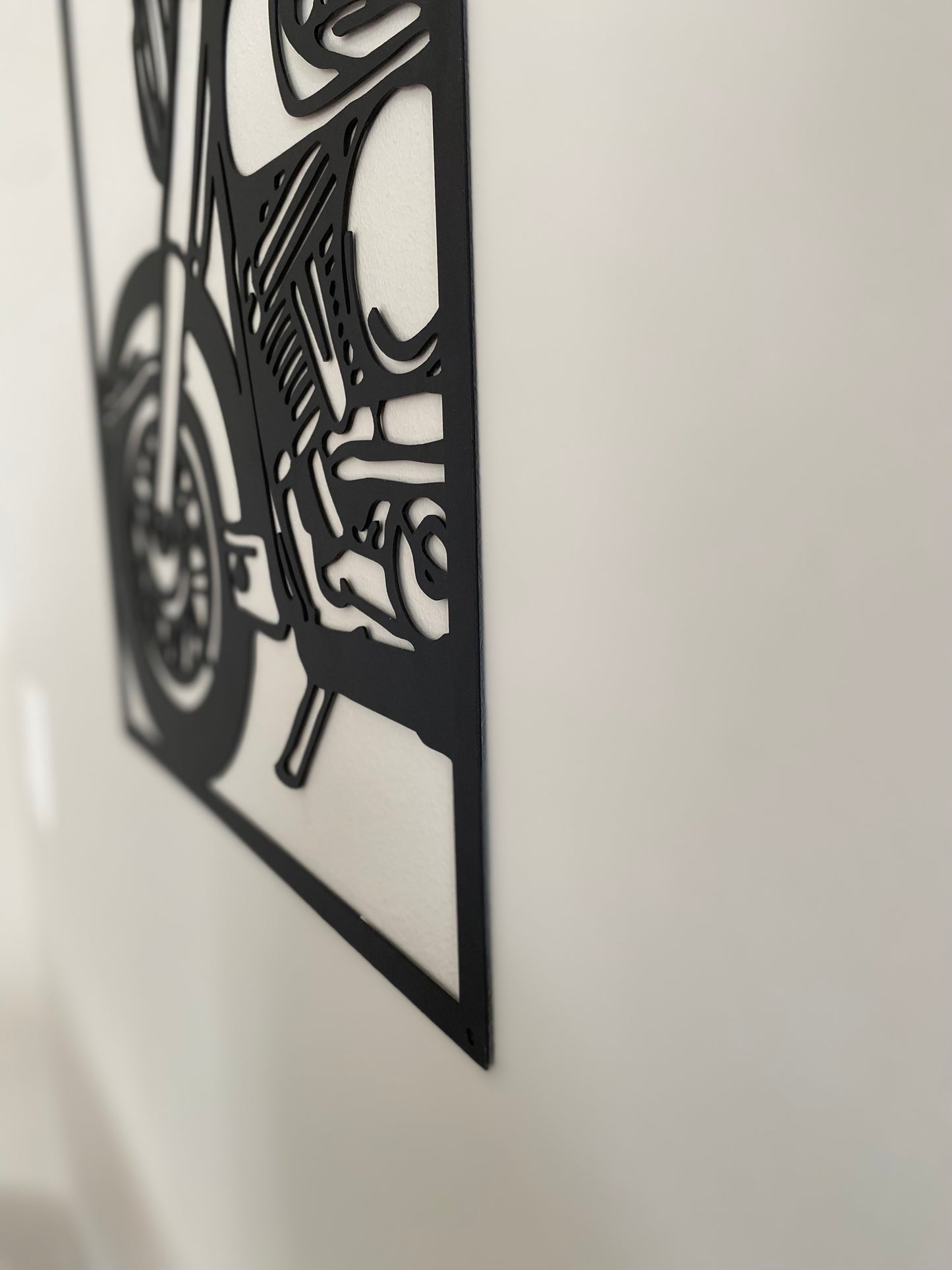 R4U Metal Wall Decor Art-Motorcycles (Set of 3)